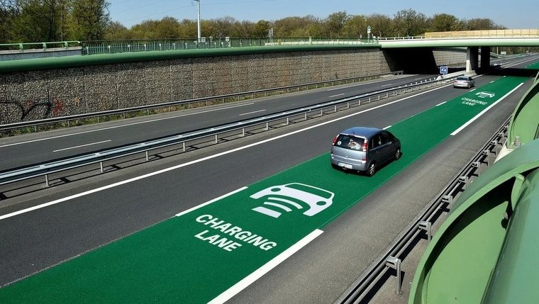 Дорога, зарядка, Франция, электромобили, автомагистраль