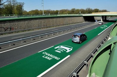 Дорога, зарядка, Франция, электромобили, автомагистраль