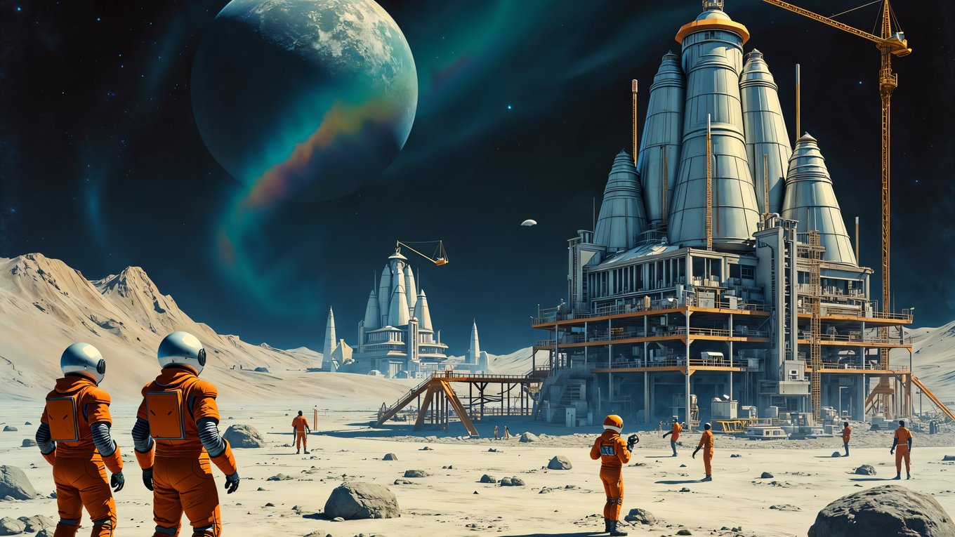 Луна, энергия, реактор, NASA, технологии