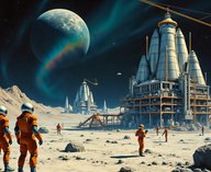 Луна, энергия, реактор, NASA, технологии