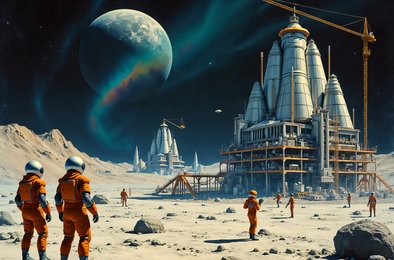 Луна, энергия, реактор, NASA, технологии