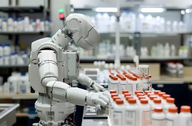 роботы, Япония, медицина, лаборатория, исследования