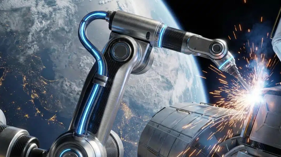 робот, сварка, орбита, космос, технология