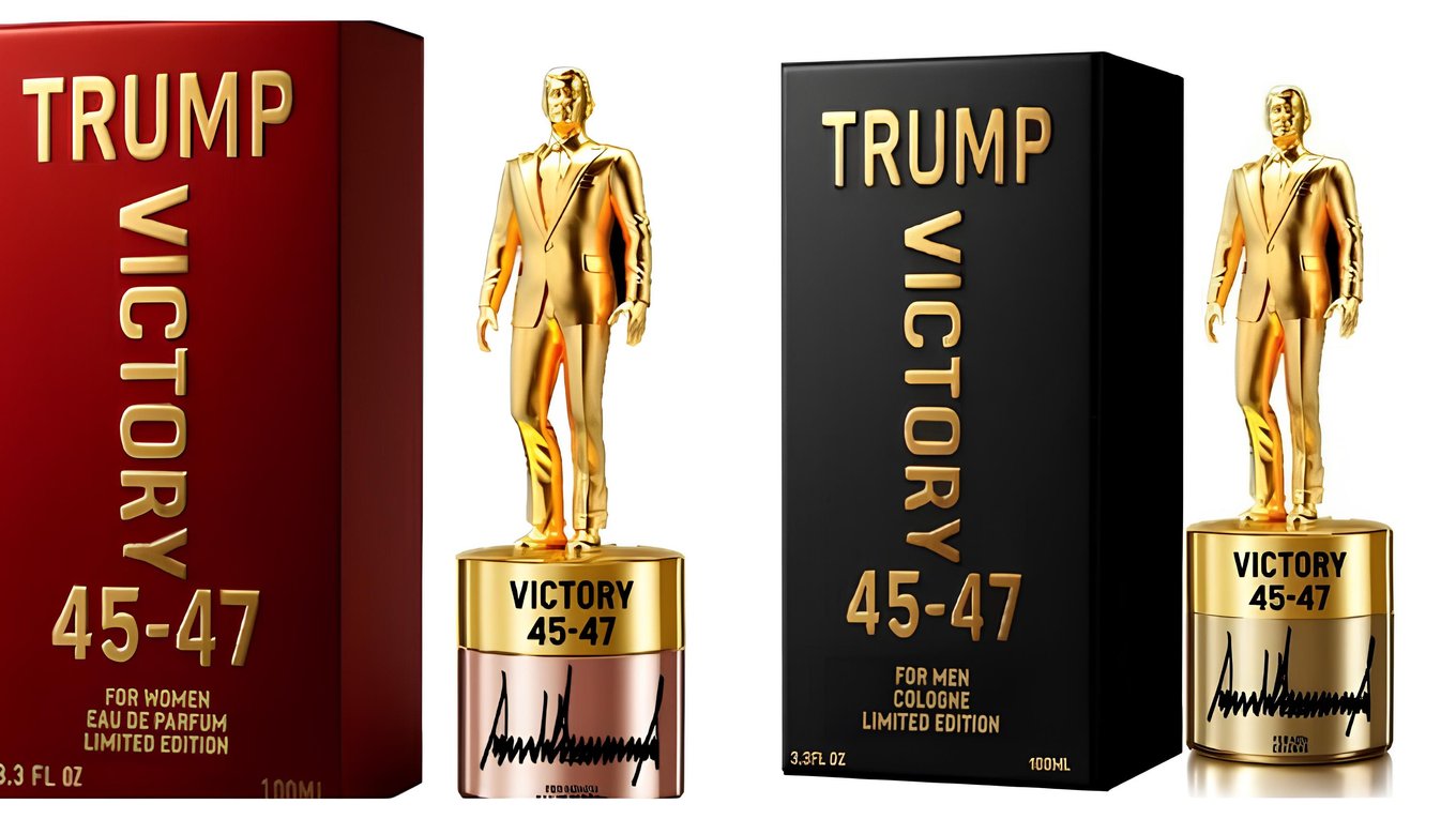Трамп духи, бренд Дональда Трампа, Victory 45-47, парфюмерия Трампа, элитные духи США