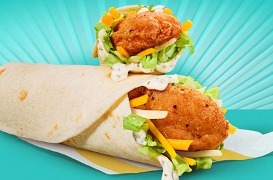 McDonald's, куриная война, Snack Wrap, фастфуд, конкуренция