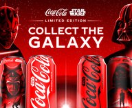 Coca-Cola Звездные войны, лимитированная коллекция упаковки, AR-опыт на банках, рекламная кампания Disney, фанаты Star Wars