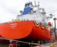 судно, аммиак, Hyundai, топливо, газовоз