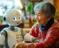 Корея, роботы, пожилые, одиночество, технология