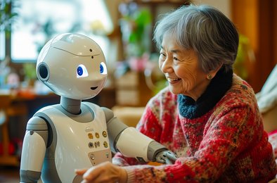 Корея, роботы, пожилые, одиночество, технология