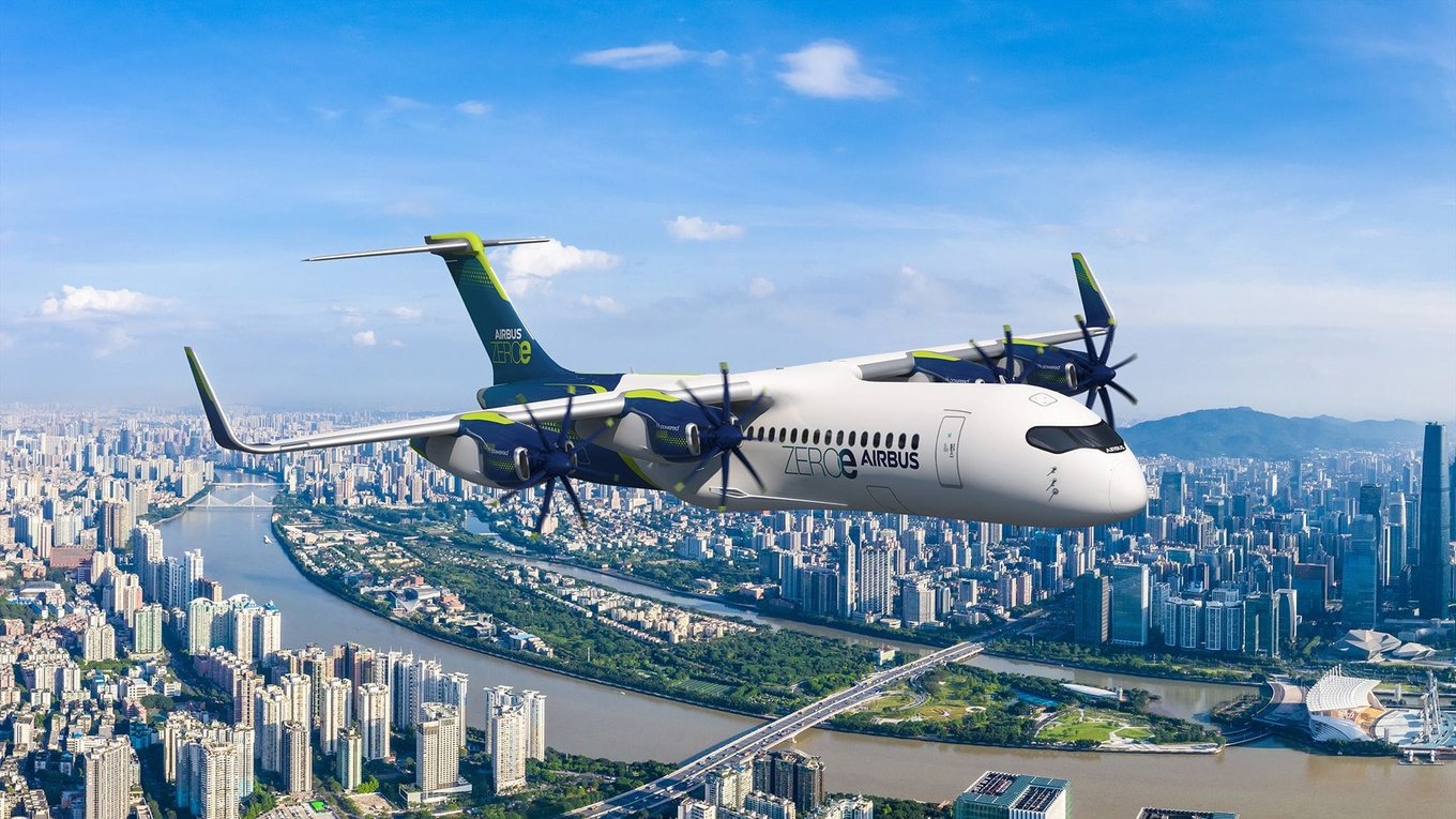 Airbus, водородные самолеты, теплообменник, ZEROe, аддитивное производство